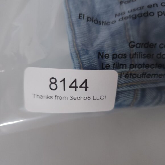 Old Navy High Rise OG Straight Denim Shorts Womens 4 Blue Cuffed Distressed - Picture 16 of 16